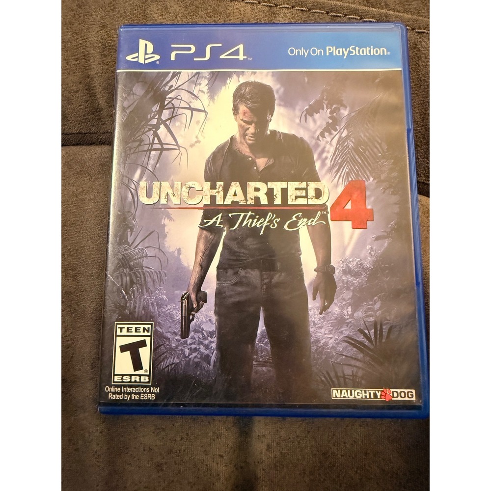 Uncharted 4 A Thiefs End Sony PlayStation 4 PS4 Video Game Naughty Dog‎ 2016